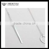 Wholesale Simple Design Geometric Triangulation Short Necklace thumbnail-6