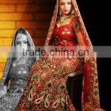 Designer Embroidered Bridal Lehenga thumbnail-5