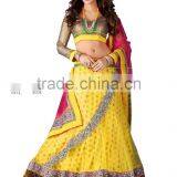 Semi Stitch Flourish Elegant Heavy Work Lehenga Sarees thumbnail-1