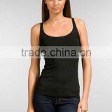 women's skinny black top tank