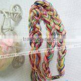 China Multi Colors 100% Cotton Royal Thread 1.3m 26s DMC Color Manual Hand Rop Floss Bracelets Thread thumbnail-2