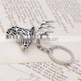 3D Keychain & Keyring Deer Animal Antique Silver 8.8cm thumbnail-3