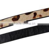Real Leather Horsehair Jewelry Rope Multicolor Leopard Print 11.5mm( 4/8"), 1 Yard thumbnail-1