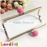 Wholesale Colorful Candy Heads With Sewing Holes Metal Bag Purse Frame thumbnail-3