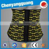 CYG-graffiti Pattern Waist Trainer 4 Steel Bones Cincher thumbnail-1