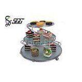 Buffet 3 Tier Cake Stand With Three Glasses for Cake Muffin , Rose Gold / Stainless Steel Surface Pl thumbnail-1