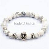 Fashion Skull Head Bead Bracelet for Men Women European Style Bead Bracelet thumbnail-4