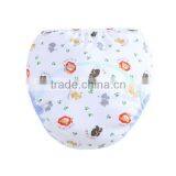 Pretty Flower Printed Style Wholesale 100% Cotton Baby Cloth Diaper thumbnail-2