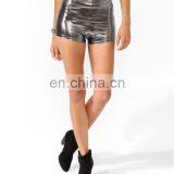 High-Waisted Metallic Shorts CSS0013 thumbnail-2