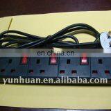 UK TRAILER SOCKET WITH CABLE LEAD