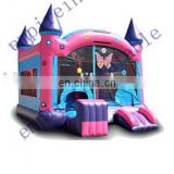 Creative cheap butterfly pattern inflatable castle with slide for kids NC013