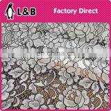Wholesale Fancy Red Rose Flower Printed Lace Fabric thumbnail-3