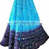 long bohemian partywear skirt bandhani skirt