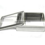 Plain Rectangular Gift Tin Box With Window thumbnail-2