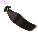 Brazilian Human Hair Bundles Straight Human Hair Weaving 16 18 20 Inch Remy Unprocessed Virgin Human Hair Natural Black thumbnail-3