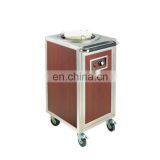 Single-head Stainless Steel Electric Plate Warmer Cart Commercial Hotel  insulation plate