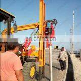 Four-wheel Drive Highway Guardrail Pile Driver Driving Machine for Sale thumbnail-7