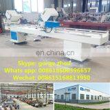 Double Head Mitre Saw Machine for PVC Profile / Equipment for PVC Windows Doors