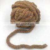 Hot Sale Jumbo Chunky Knit 100% Polyester Thick Blanket Vegan Chenille Yarn thumbnail-4