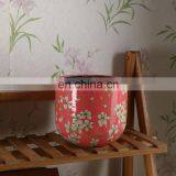 High quality antique artistic design indoor outdoor plant pots pink ceramic flower planters for wedding decor