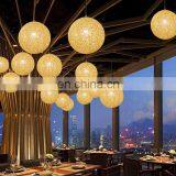 Hot Sale Modern Rattan Pendant Lamp Cotton Home Lighting From Zhongshan thumbnail-5