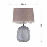 New Arrival Hotel Bedroom Decoration Exquice Desk Lamp Hot Sales Antique Grey Ceramic Table Lamp thumbnail-6