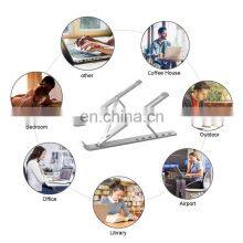 Best Selling Portable With Adjustable Aluminum Stand for Laptop Notebook /tablet pc /smart Phone Holder Folding Stands thumbnail-3