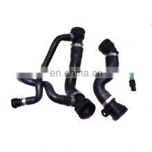 For BMW E60 525i 525xi 528i Upper+Lower Radiator Coolant Hose W/ Temp Sensor 3PC 17127521776,13621433077,13627788077