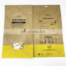 Hot Sale Custom Printed Paper Bags Factory Supply Flat Paper Bags Security Three Side Seal Paper Bags With Window thumbnail-5