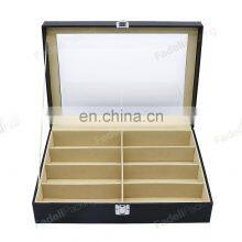 Glasses Storage Box Custom 8 Slots Leather Glasses Packaging Cases Display thumbnail-5