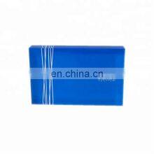 Hot Sale UV Printing Solid White Colored Acrylic Display Brand Logo Block Acrylic Solid Block thumbnail-2