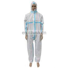 Type4 5 6 SF Micro-porous Heat Sealing Taped Disposable Coverall for Body Protection thumbnail-1