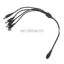 YUXUN Coaxial DC Power Cable 1-4 Plug Male To Male Splitter Cable