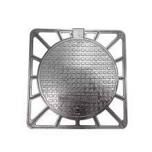 EN124 D400 850*850 Cast Iron Ductile Iron Fuel Tank Rain Water Manhole Cover with Manhole key