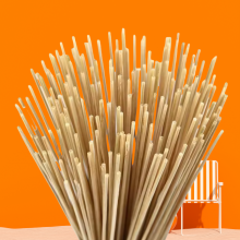 9-inch Round Bamboo Stick for 1.3 mm Agarbatti thumbnail-3