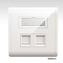 1 Port 2 Port 4 Port Blank Rj45 Keystone Wall Plate thumbnail-4