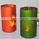 Tall Large Chinese Vases Mexican Blown Glass