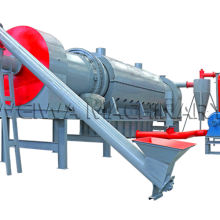 Hot Selling Smokeless Continuous Rotary Biochar Charcoal Carbonization Furnace for Coconut Shell