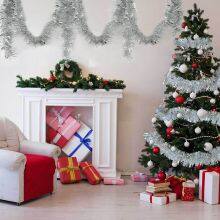 Halloween Pumpkin Tinsel Garlands - Matte Sharp Point Decor for Holiday & Window Dressing thumbnail-1