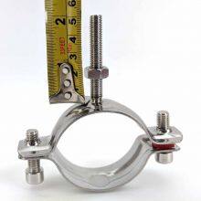 Adjustable Height Pipe Support, for Process Pipeline Installation, Pipe Hanging and Fixing, Steel Pipe Hoop, Pipe Clamp, Customizable Clips for Outer Diameters From 12 to 219 thumbnail-2