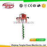 TH-EA6802 52CC gas powered post hole digger for tree transplanting ship auger bits