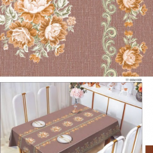 Fannel Back of Flower Oil Tablecloth Waterproof, Oil-proof, Easy to Clean, Perfect for Home Dining Tablecloth thumbnail-4