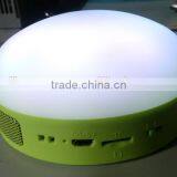 Festival gift White Hemispherical appearance DC5V chargeable bluetooth speakes with ABS shell