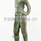 Abstract Bronze Antique Male Statue