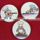 Ceramic With Cork Backing Custom Absorbent Coasters thumbnail-2