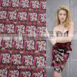 Polyesteter Fabric Printing Digital Fabric Printing 100polyester Flower Printed Fabric