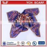 Wholesale twill silk europe famous brand scarf