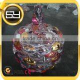 Colored&Print Beautiful Decorative Glass Storage Jar thumbnail-2