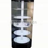 2015 New Design versatile metal corner glass display cabinet rental display cabinets display racks for supermarket