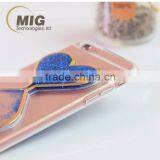 Soft TPU Material Phone Case for Iphone 6 6S in 3D Heart-shaped Mystery Quicksand Design thumbnail-5